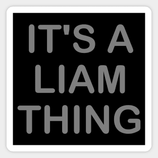 IT'S A LIAM THING Funny Birthday Men Name Gift Idea Magnet